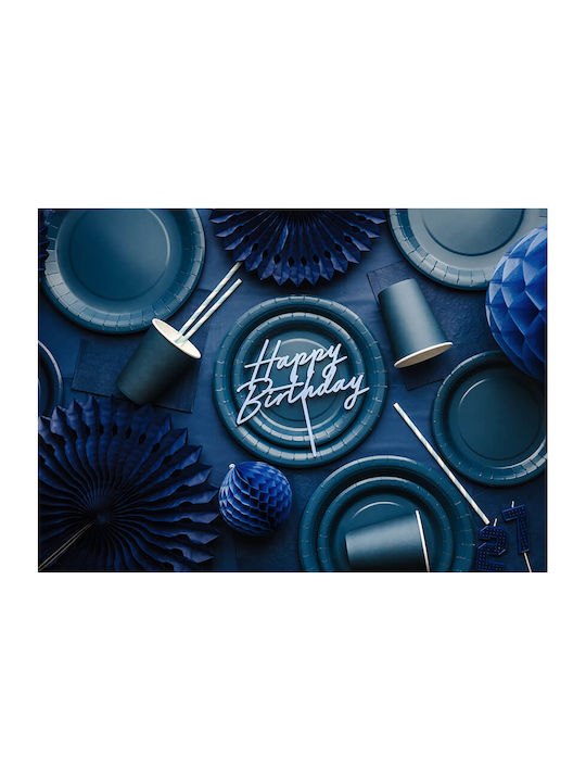 PartyDeco Tablecloth Dark Blue 137x183cm