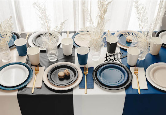 PartyDeco Față de masă Dark Blue 137x183cm