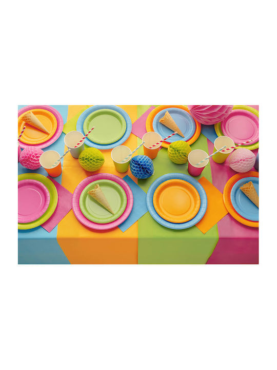 PartyDeco Τραπεζομάντηλο Λαχανί Ανοιχτό 137x183εκ.