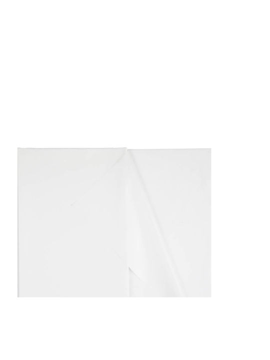 PartyDeco Tablecloth White 137x183cm