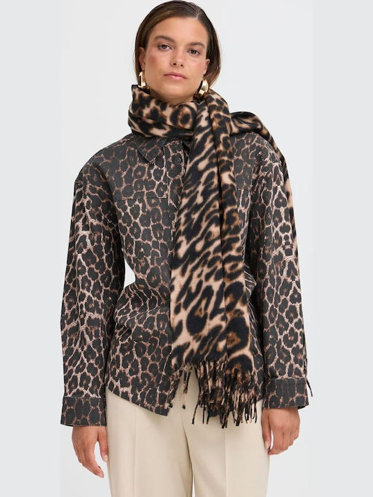 Women's Wool Scarf Brown