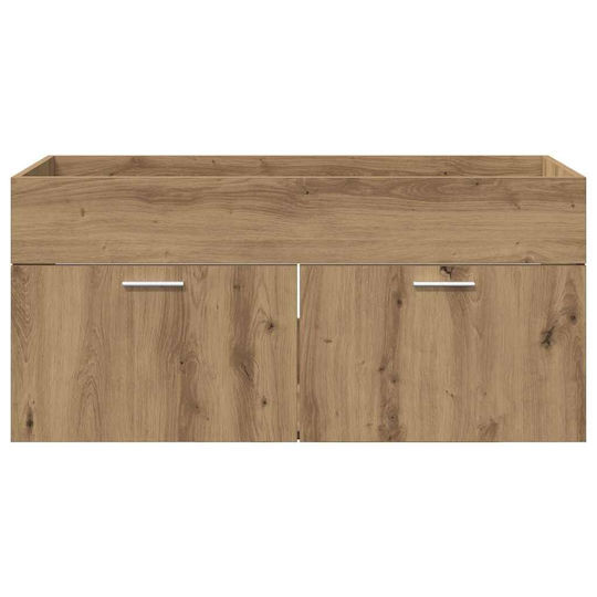 vidaXL Waschtisch ohne Waschbecken L38.5xB38.5xH46cm Artisan Oak