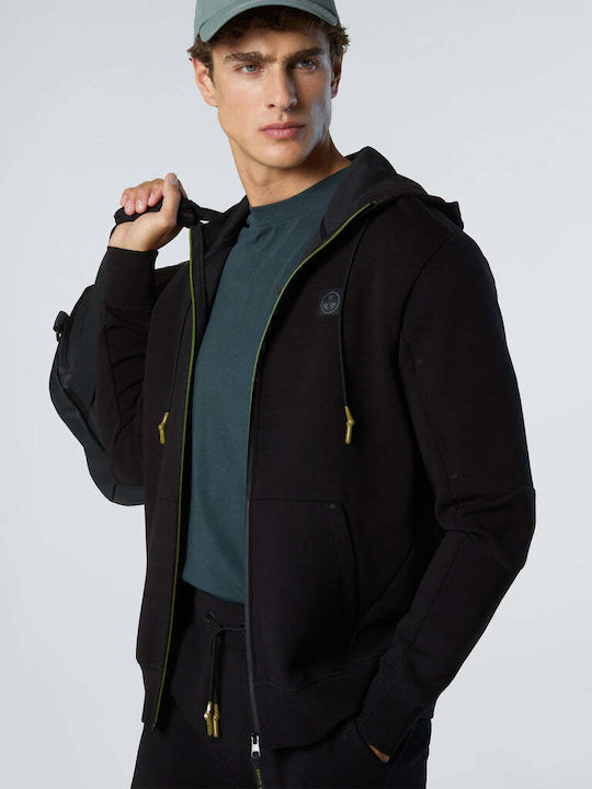 Cardigan With Black Hood