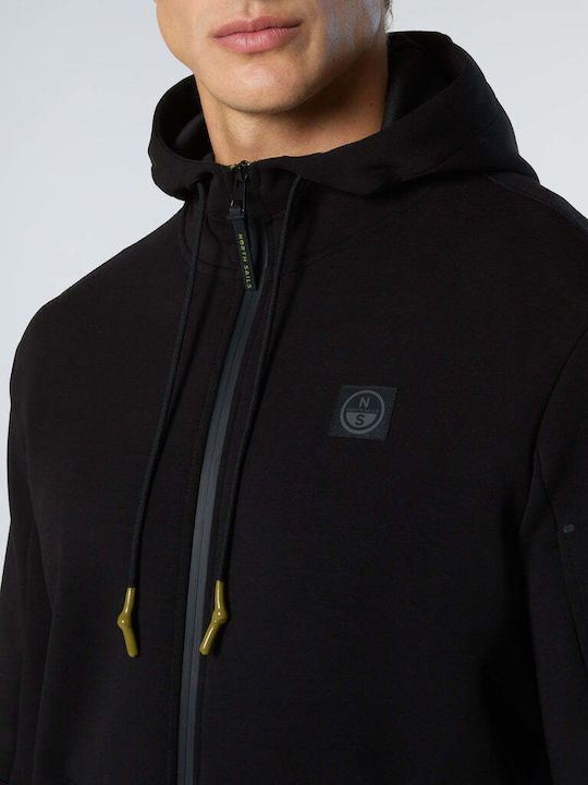Cardigan With Black Hood