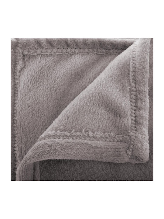 A-s Flannel Blanket Fleece Semi-double 180x230cm Grey