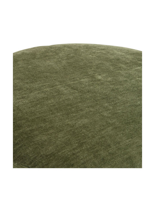 Σκαμπό Σαλονιού Επενδυμένο με Ύφασμα A-s Alanya Green 38x38x38εκ.