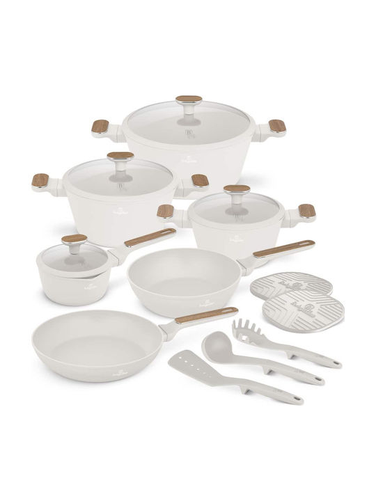 Berlinger Haus Set de Vase de Gătit din Aluminiu Sahara cu Acoperire Antiaderentă 6 Piese
