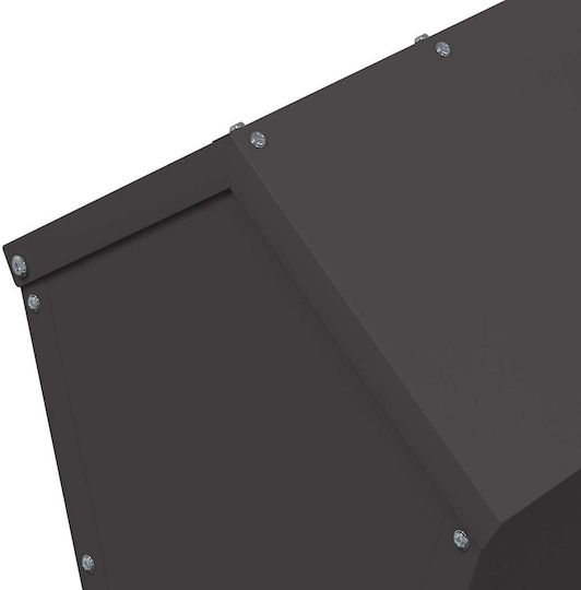 vidaXL Metal Feeder for Hens and Poultry with Capacity 4.65kg 40x40x45cm