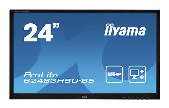 Iiyama B2483HSU Without Base Refurbished Grade B TFT-LCD Monitor 24" FHD 1920x1080