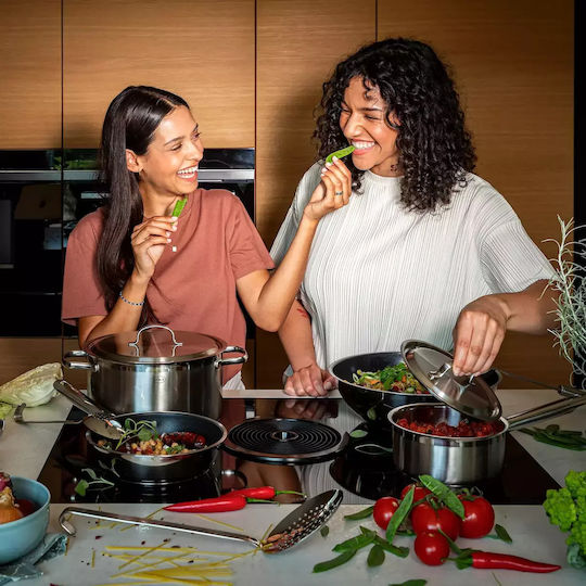 Rosle Pureelements Pans Set Made of Stainless Steel with Non-Stick Coating 3 Pieces