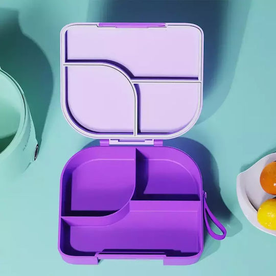 Pandaboo Cutie pentru Mâncare Termos Plastic Gri 1buc