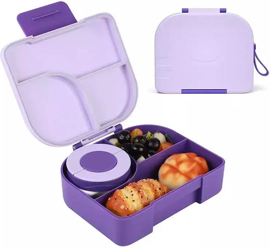 Pandaboo Cutie pentru Mâncare Termos Plastic Gri 1buc