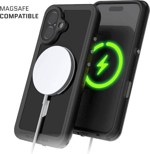 Ghostek Nautical Slim 360 Full Cover Πλαστικό / Σιλικόνης 2mm Αδιάβροχο Μαύρο (iPhone 17)