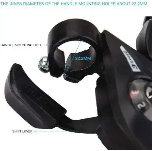Set of Bicycle Gear and Brake Levers - Shifters 3x7 Speeds Sds-13832