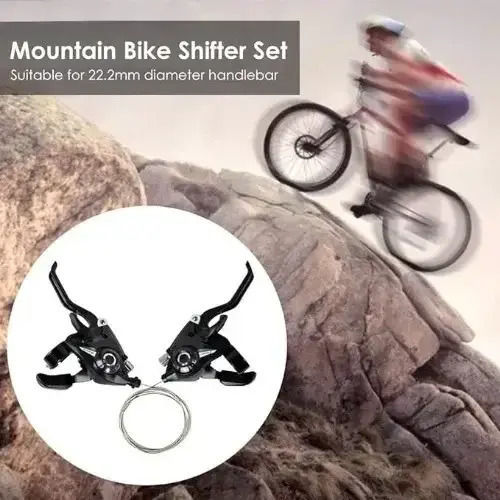 Set of Bicycle Gear and Brake Levers - Shifters 3x7 Speeds Sds-13832