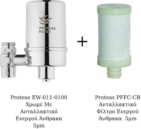 Proteas Filter Faucet Water Filter Activated Carbon