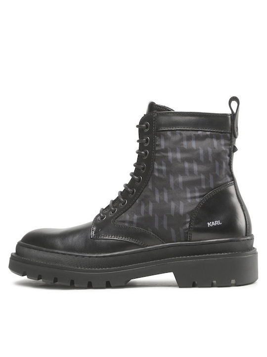 Outland Leather Black Boots