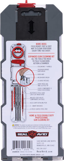 Real Avid Gun Boss Multi-kit Weapon Cleaning Tool Set 30 308 7.62 Mm