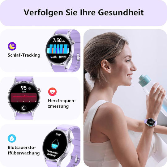 AEAC AR01 43mm Smartwatch (Lila)