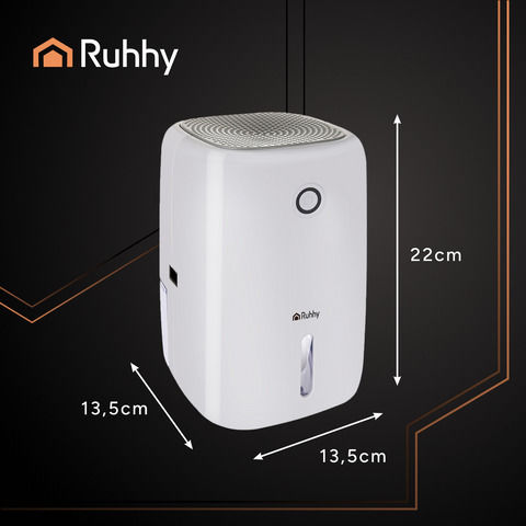 Ruhhy 26829 Dehumidifier with Compressor 0.33lt