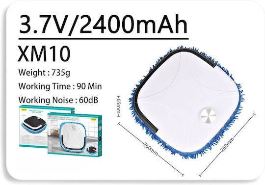 Qiaoyang Ximei XM-10 Σκούπα Ρομπότ με Πλοήγηση Αισθητήρων Μαύρη