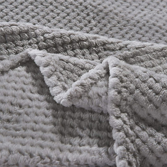 Popcorn Κουβέρτα Fleece Υπέρδιπλη 220x240εκ.