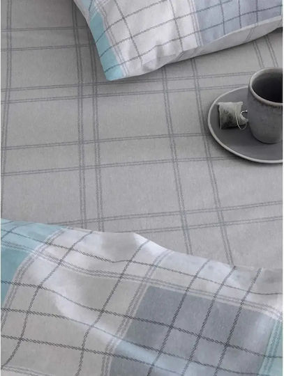 Palamaiki Duvet Cover Set Cotton Queen with 2 Pillowcases 240x250 Fashion Life Fl6282 Multicolored