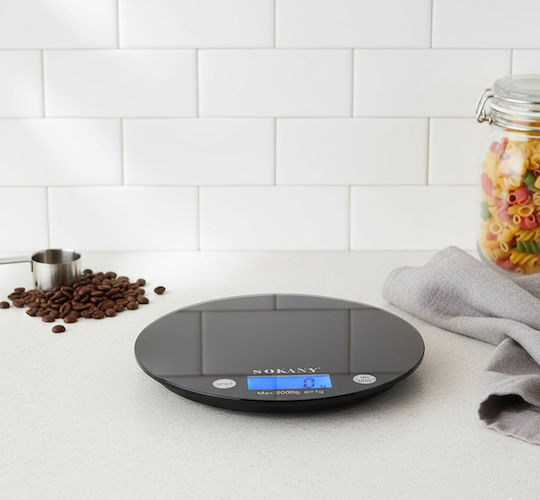Sokany Digital Kitchen Scale Up To 5kg Black