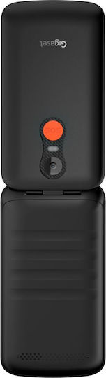 Gigaset GL595 Single SIM Мобилен Телефон с Големи Бутони Черен