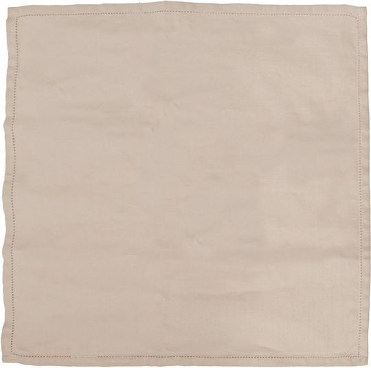 Nef-Nef Homeware Serviette Steady Beige 48x48cm