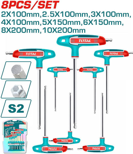 Total Set 8 Allen Wrenches