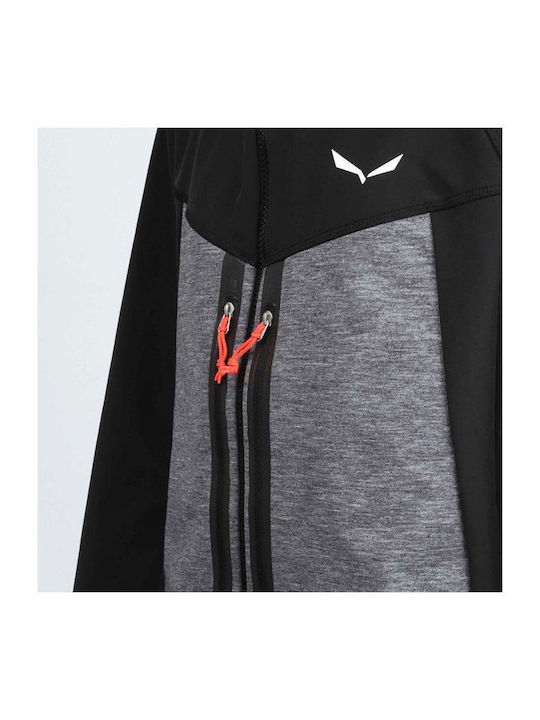 Salewa Comici 28176-0911 Γυναικείο Μπουφάν Soft Shell για Σκι & Snowboard Μαύρο
