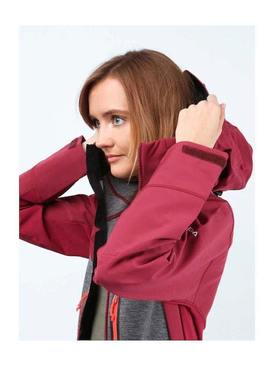 Salewa Comici Sw Dst 28176-6361 Women's Soft Shell Ski & Snowboard Jacket Red