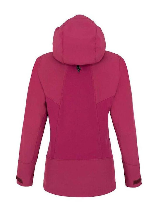 Salewa Comici Sw Dst 28176-6361 Women's Soft Shell Ski & Snowboard Jacket Red