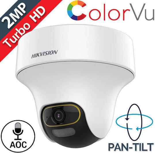 Hikvision DS-2CE70DF3T-PTS CCTV Surveillance Camera Full HD 1080p with Microphone and Lens 2.8mm