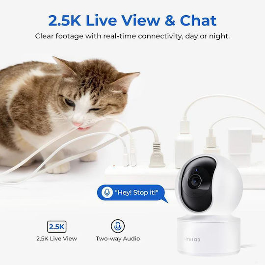 Imilab C21 IP Κάμερα Παρακολούθησης Wi-Fi Full HD+ 4MP με Αμφίδρομη Επικοινωνία