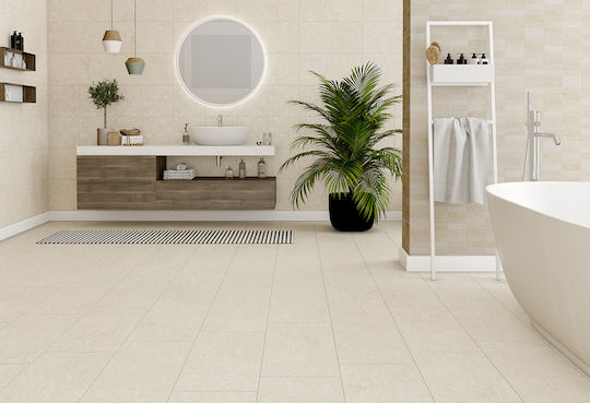 Kai Group Soft 009422SQ Плочка Подова / Стенна На Закрито Порцелан Мат 60x30см Крем