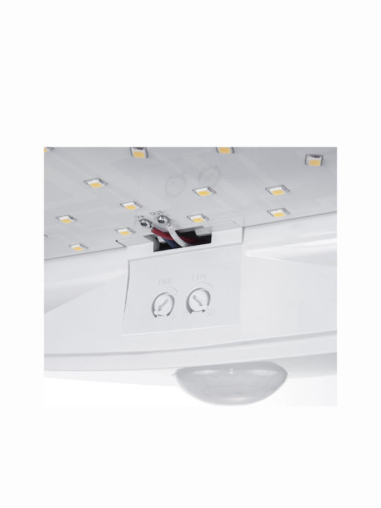 Maclean Energy Επιτοίχιο Εξωτερικό Φωτιστικό LED IP44 10W με Φυσικό Λευκό Φως