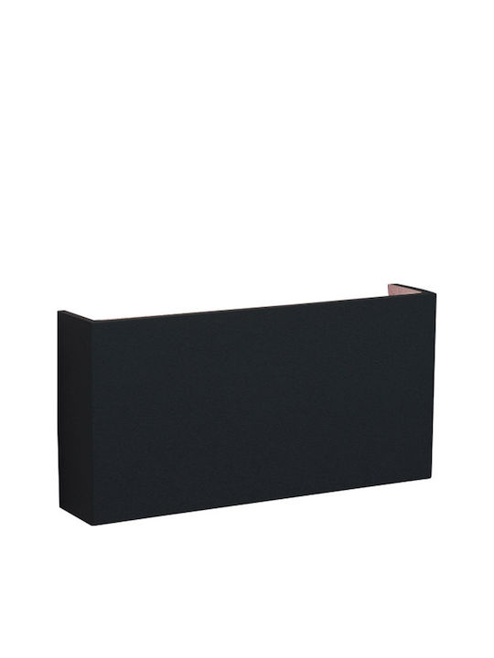 Viokef Qaudro Wandmontierte Außen-Deckenleuchte LED IP54 10W mit Warmweiß Licht Doppelstrahl