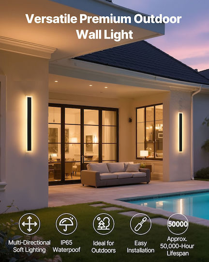 Vevor Wandmontiertes Lineares Beleuchtungsgerät LED IP65