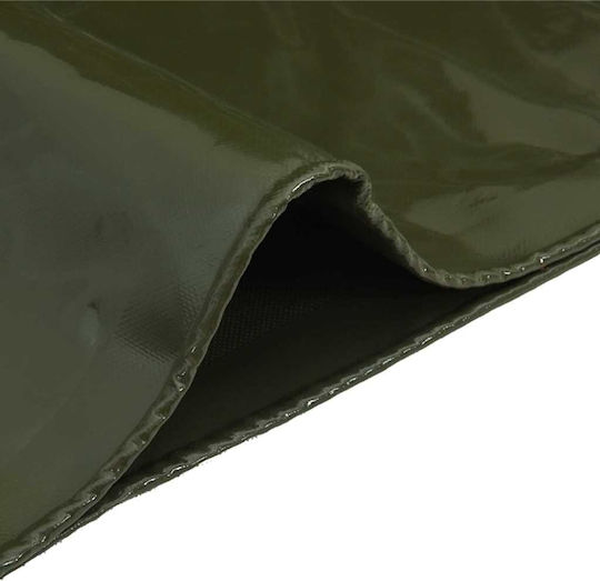 vidaXL Waterproof Tarpaulin 650gr/m² 2.5x1m. Heavy Duty Khaki