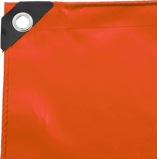 vidaXL Waterproof Tarpaulin 650gr/m² 6x3m. Heavy Duty Orange