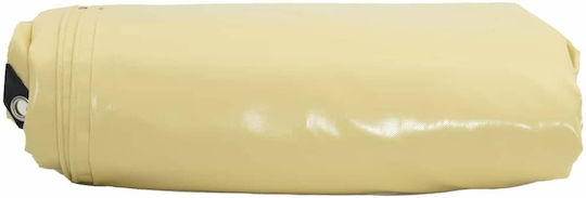 vidaXL Waterproof Tarpaulin 650gr/m² 6x3m. Heavy Duty Beige