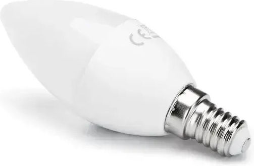 Aigostar Λάμπα LED 6W για Ντουί E14 και Σχήμα C37 Ψυχρό Λευκό 500lm