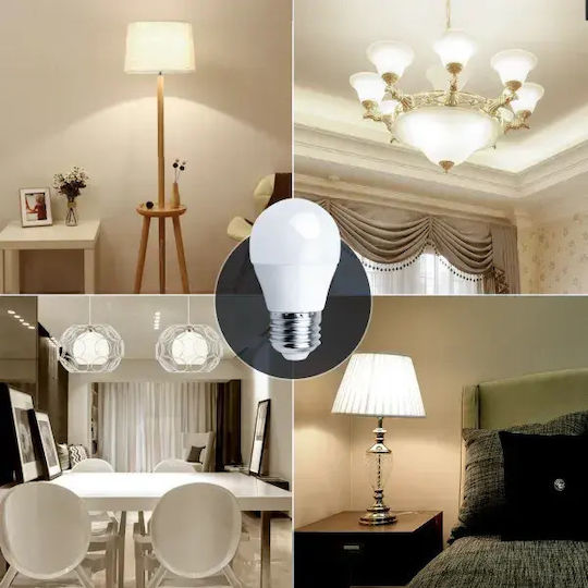 Aigostar LED Bulb 3W for Socket E27 and Shape G45 Natural White 255lm