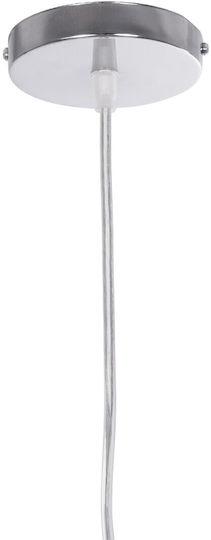 GloboStar Lamp Pendant Light Transparent with Socket E27 15x15x27cm