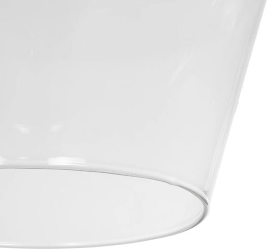 GloboStar Pendant Light Transparent with Crystals for Socket E27 20x20x32cm