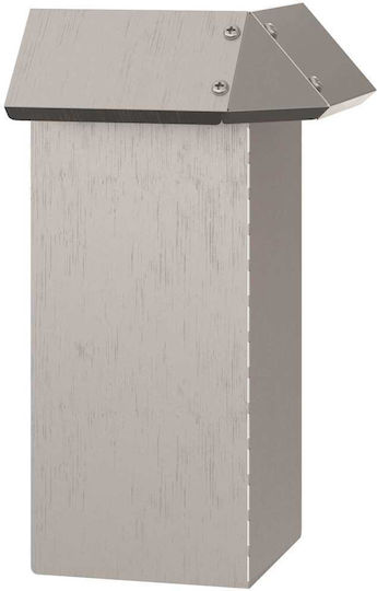 vidaXL Bordură de Grădină din Metal în Culoarea Maro 25x13.5cm