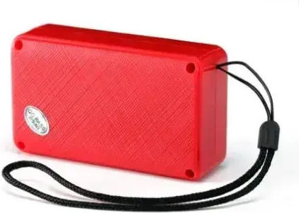 WSTER WS-2319 Φορητό Ραδιόφωνο Επαναφορτιζόμενο με Bluetooth και USB Κόκκινο