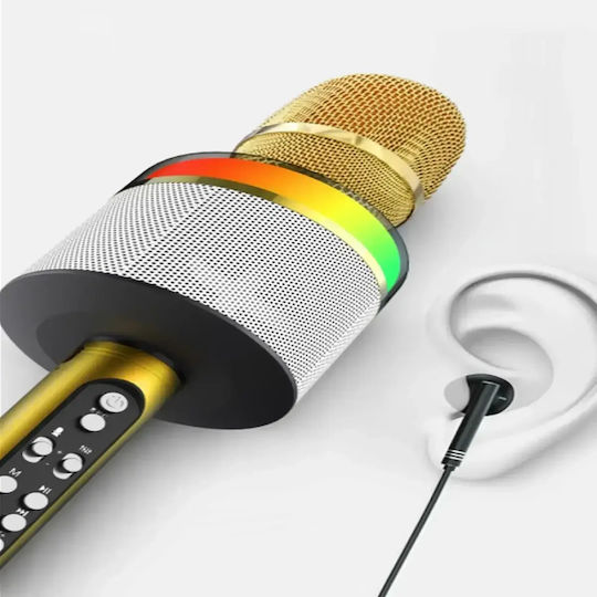 Μικρόφωνο Karaoke Ασύρματο S-088 129460 Χρυσό